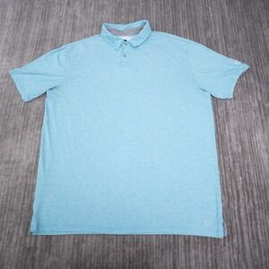AndersonOrd Polo Shirt Mens XXL Blue Excellent Performance Stretch Golf Top
